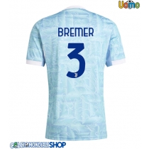 Maglie da calcio Juventus Gleison Bremer #3 Seconda Maglia 2025-26 Manica Corta